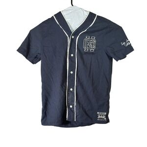 Hollister Shirt Mens XS Baseball Jersey Los Angeles California logo Sports 99